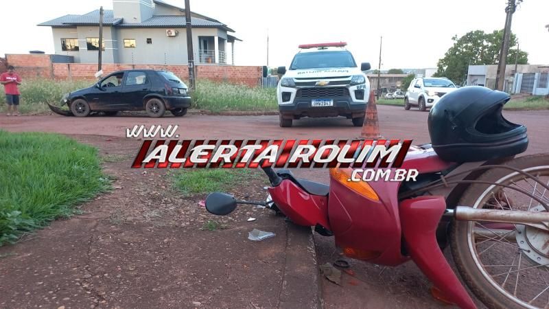 Acidente de trânsito deixou uma pessoa ferida nessa tarde, em Rolim de Moura Acidente de trânsito deixou uma pessoa ferida nessa tarde, em Rolim de Moura