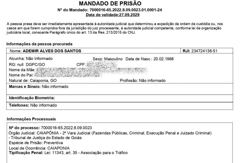 Acusado de associação para o tráfico de drogas em Goiás, foi preso pela Polícia Militar, em Rolim de Moura Acusado de associação para o tráfico de drogas em Goiás, foi preso pela Polícia Militar, em Rolim de Moura