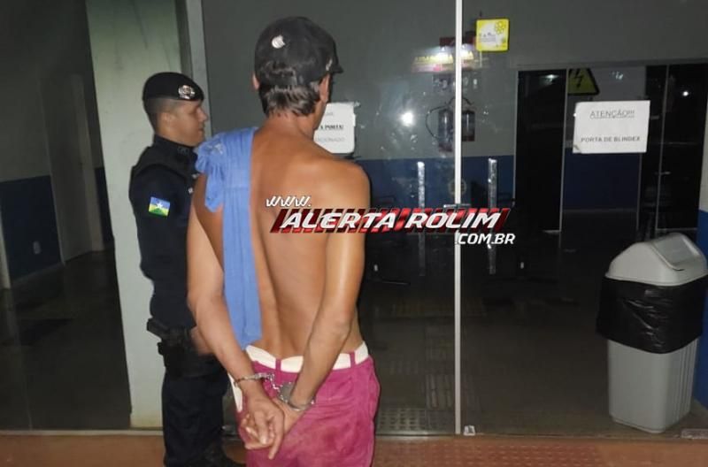 Acusado na Lei Maria da Penha e crimes de invasão de propriedade e cárcere privado, foi preso pela Polícia Militar, em Rolim de Moura Acusado na Lei Maria da Penha e crimes de invasão de propriedade e cárcere privado, foi preso pela Polícia Militar, em Rolim de Moura