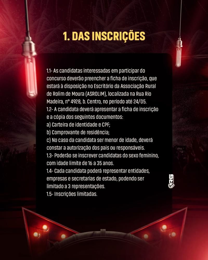 Asrolim abre inscrições para o concurso Garota Expoagro 2024 Asrolim abre inscrições para o concurso Garota Expoagro 2024