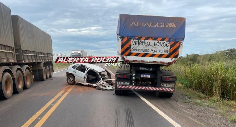 ATUALIZADA – Morador de Rolim de Moura morreu em trágico acidente entre carreta e carro, na BR 364, em Pimenta Bueno ATUALIZADA – Morador de Rolim de Moura morreu em trágico acidente entre carreta e carro, na BR 364, em Pimenta Bueno