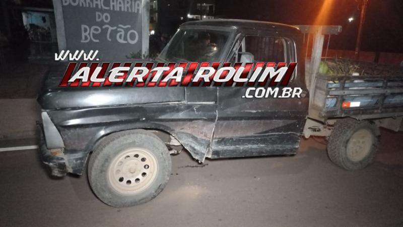 Colisão entre moto e caminhonete deixou um ferido nessa noite de sábado, em Rolim de Moura Colisão entre moto e caminhonete deixou um ferido nessa noite de sábado, em Rolim de Moura