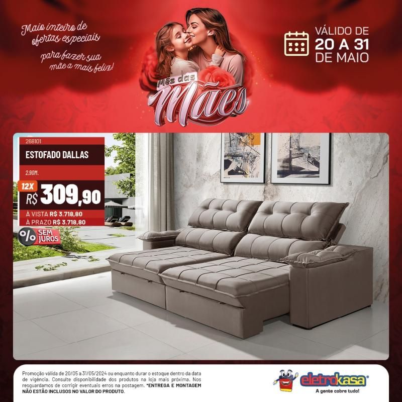 Não percam a promoção MÊS DAS MÃES até o dia 31 de maio, nas Lojas ELETROKASA, em Rolim de Moura Não percam a promoção MÊS DAS MÃES até o dia 31 de maio, nas Lojas ELETROKASA, em Rolim de Moura