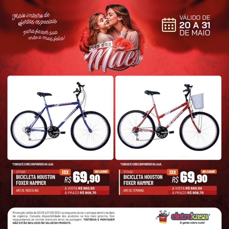 Não percam a promoção MÊS DAS MÃES até o dia 31 de maio, nas Lojas ELETROKASA, em Rolim de Moura Não percam a promoção MÊS DAS MÃES até o dia 31 de maio, nas Lojas ELETROKASA, em Rolim de Moura