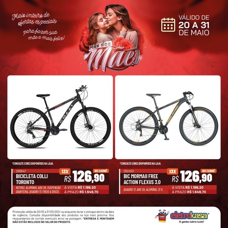 Não percam a promoção MÊS DAS MÃES até o dia 31 de maio, nas Lojas ELETROKASA, em Rolim de Moura Não percam a promoção MÊS DAS MÃES até o dia 31 de maio, nas Lojas ELETROKASA, em Rolim de Moura