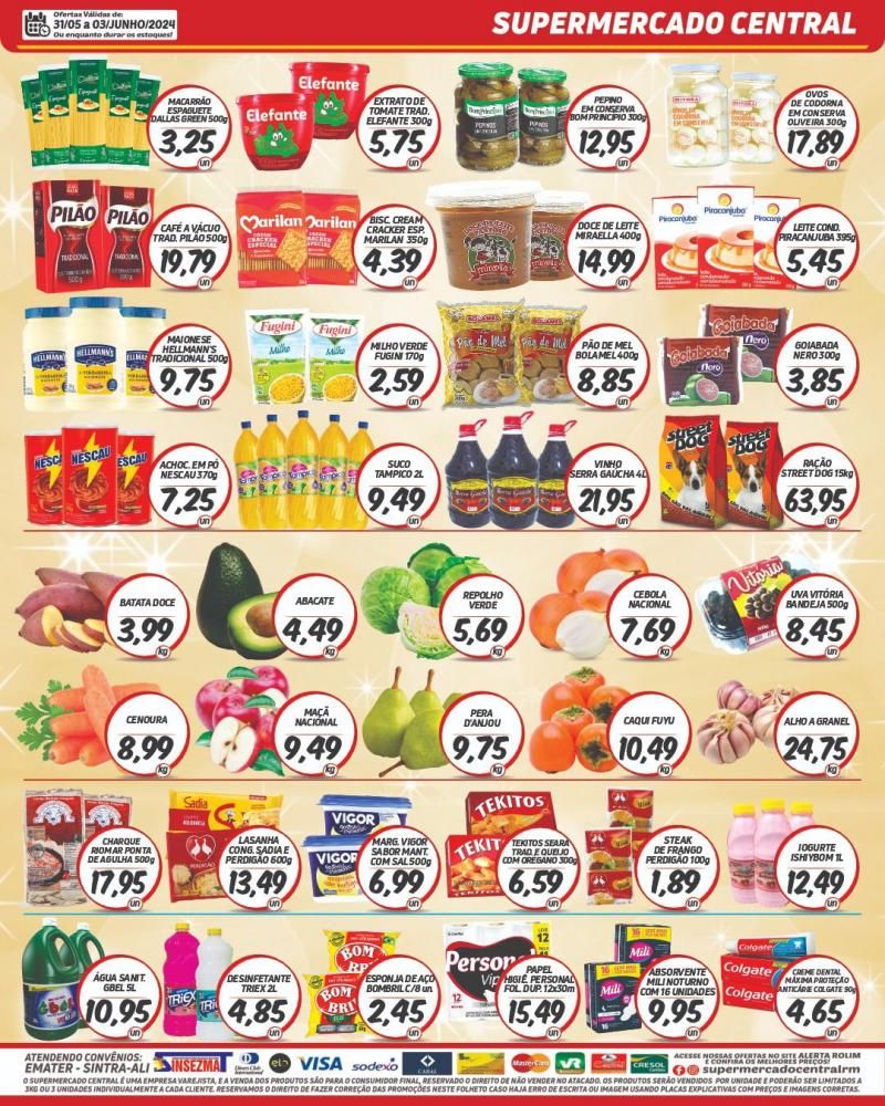 Ofertas Supermercado Central de Rolim de Moura Ofertas Supermercado Central de Rolim de Moura