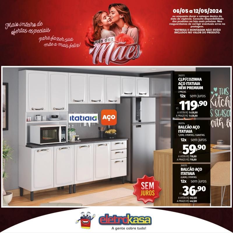 Promoção MÊS DAS MÃES nas Lojas ELETROKASA, em Rolim de Moura Promoção MÊS DAS MÃES nas Lojas ELETROKASA, em Rolim de Moura