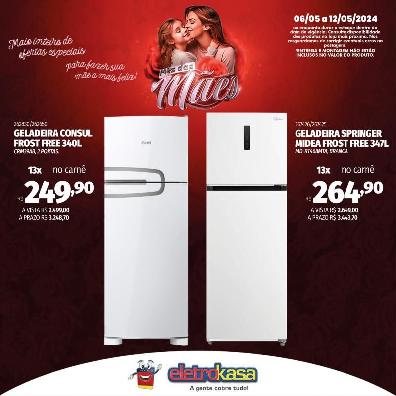 Promoção MÊS DAS MÃES nas Lojas ELETROKASA, em Rolim de Moura Promoção MÊS DAS MÃES nas Lojas ELETROKASA, em Rolim de Moura