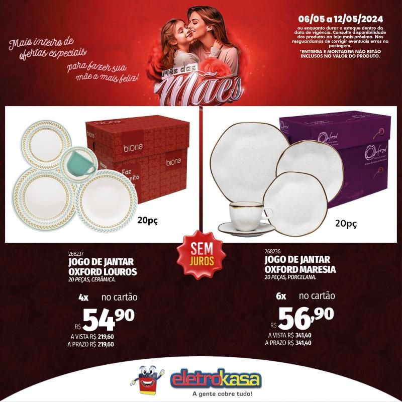 Promoção MÊS DAS MÃES nas Lojas ELETROKASA, em Rolim de Moura Promoção MÊS DAS MÃES nas Lojas ELETROKASA, em Rolim de Moura