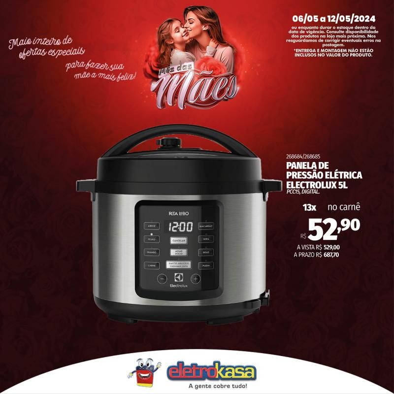 Promoção MÊS DAS MÃES nas Lojas ELETROKASA, em Rolim de Moura Promoção MÊS DAS MÃES nas Lojas ELETROKASA, em Rolim de Moura