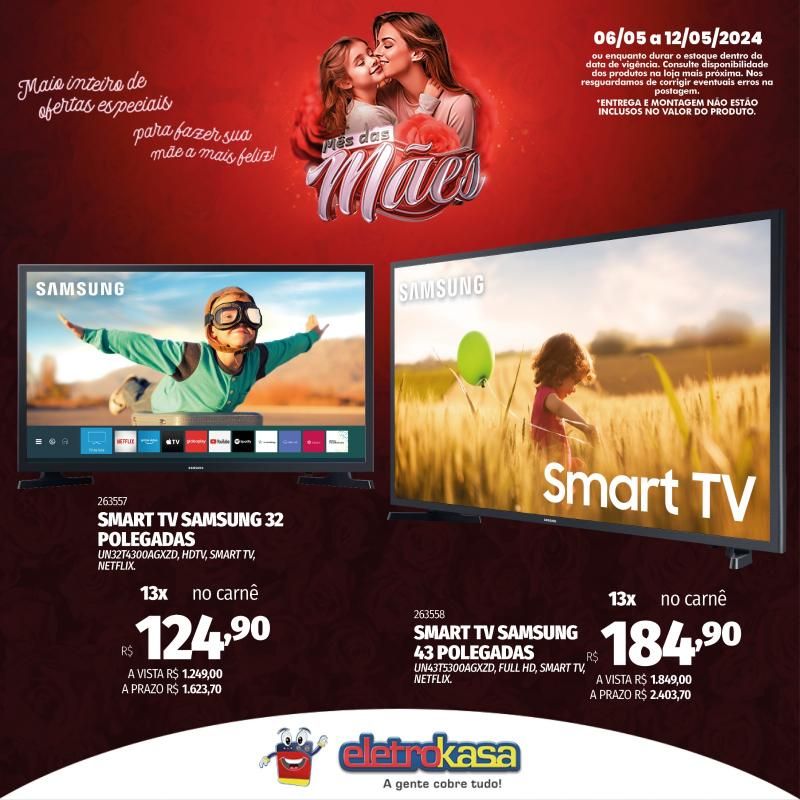 Promoção MÊS DAS MÃES nas Lojas ELETROKASA, em Rolim de Moura Promoção MÊS DAS MÃES nas Lojas ELETROKASA, em Rolim de Moura