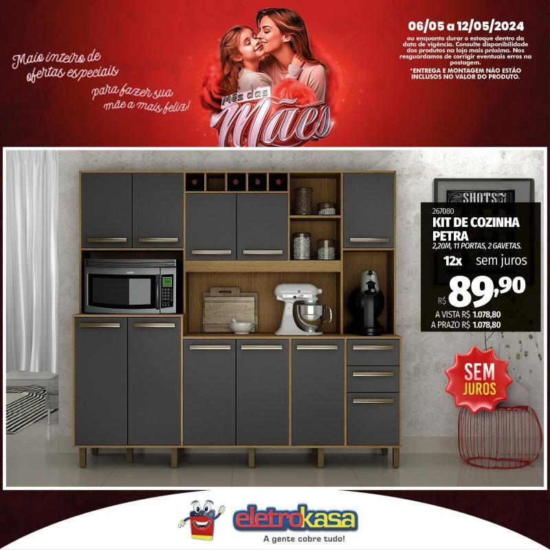 Promoção MÊS DAS MÃES nas Lojas ELETROKASA, em Rolim de Moura Promoção MÊS DAS MÃES nas Lojas ELETROKASA, em Rolim de Moura