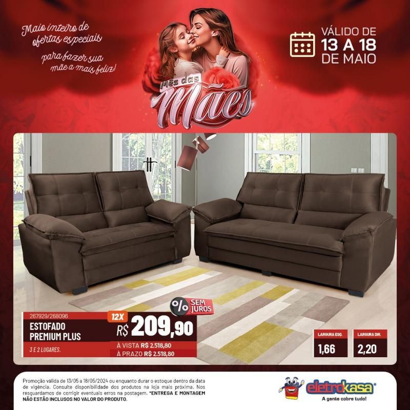 Promoção MÊS DAS MÃES nas Lojas ELETROKASA, em Rolim de Moura Promoção MÊS DAS MÃES nas Lojas ELETROKASA, em Rolim de Moura