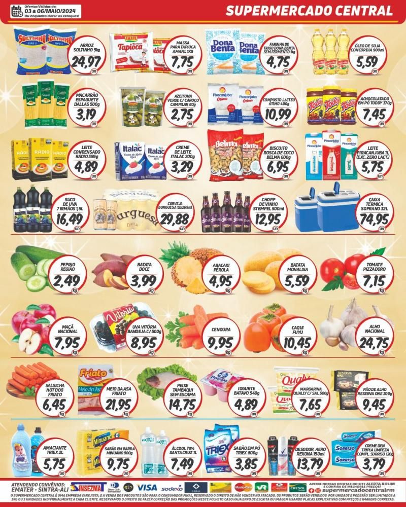 Promoção Supermercado Central, em Rolim de Moura Promoção Supermercado Central, em Rolim de Moura