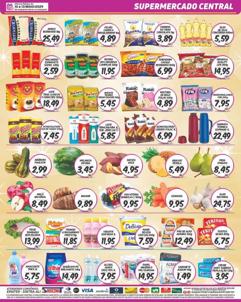 Promoção Supermercado Central, em Rolim de Moura Promoção Supermercado Central, em Rolim de Moura