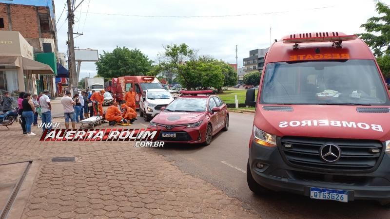 Terceiro acidente de trânsito do dia também deixou uma pessoa ferida, em Rolim de Moura Terceiro acidente de trânsito do dia também deixou uma pessoa ferida, em Rolim de Moura