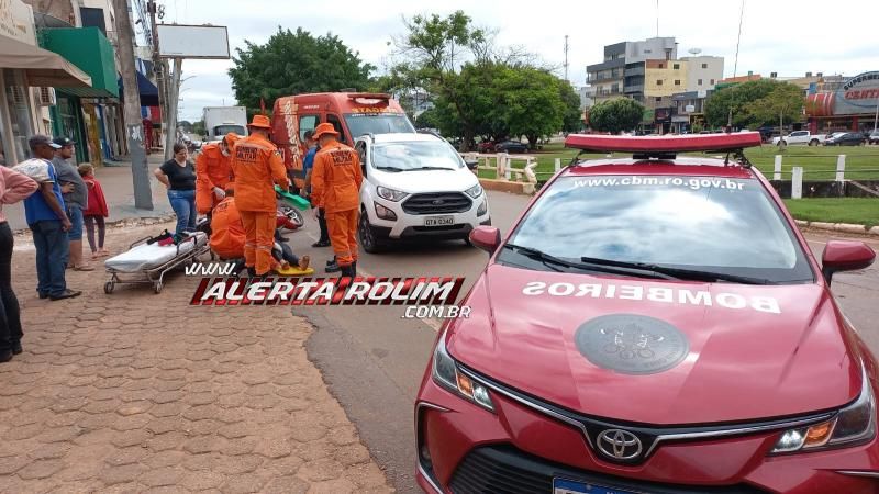 Terceiro acidente de trânsito do dia também deixou uma pessoa ferida, em Rolim de Moura Terceiro acidente de trânsito do dia também deixou uma pessoa ferida, em Rolim de Moura