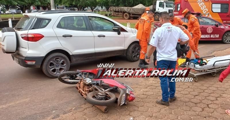 Terceiro acidente de trânsito do dia também deixou uma pessoa ferida, em Rolim de Moura Terceiro acidente de trânsito do dia também deixou uma pessoa ferida, em Rolim de Moura