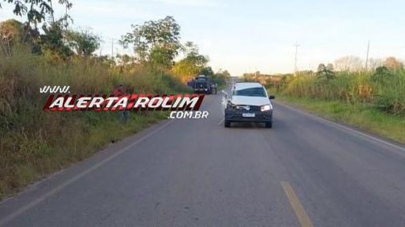 Colisão envolvendo caminhão e saveiro foi registrada nessa manhã na RO 383, em Rolim de Moura Colisão envolvendo caminhão e saveiro foi registrada nessa manhã na RO 383, em Rolim de Moura