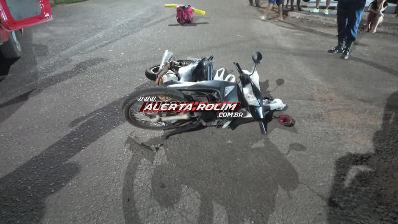 VÍDEO - Motociclista sofreu grave acidente e teve fratura na perna, após colisão entre carro e moto, em Rolim de Moura VÍDEO - Motociclista sofreu grave acidente e teve fratura na perna, após colisão entre carro e moto, em Rolim de Moura