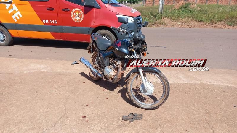 Motociclista teve um dos dedos do pé arrancado após colisão com caminhonete nessa tarde, em Rolim de Moura Motociclista teve um dos dedos do pé arrancado após colisão com caminhonete nessa tarde, em Rolim de Moura