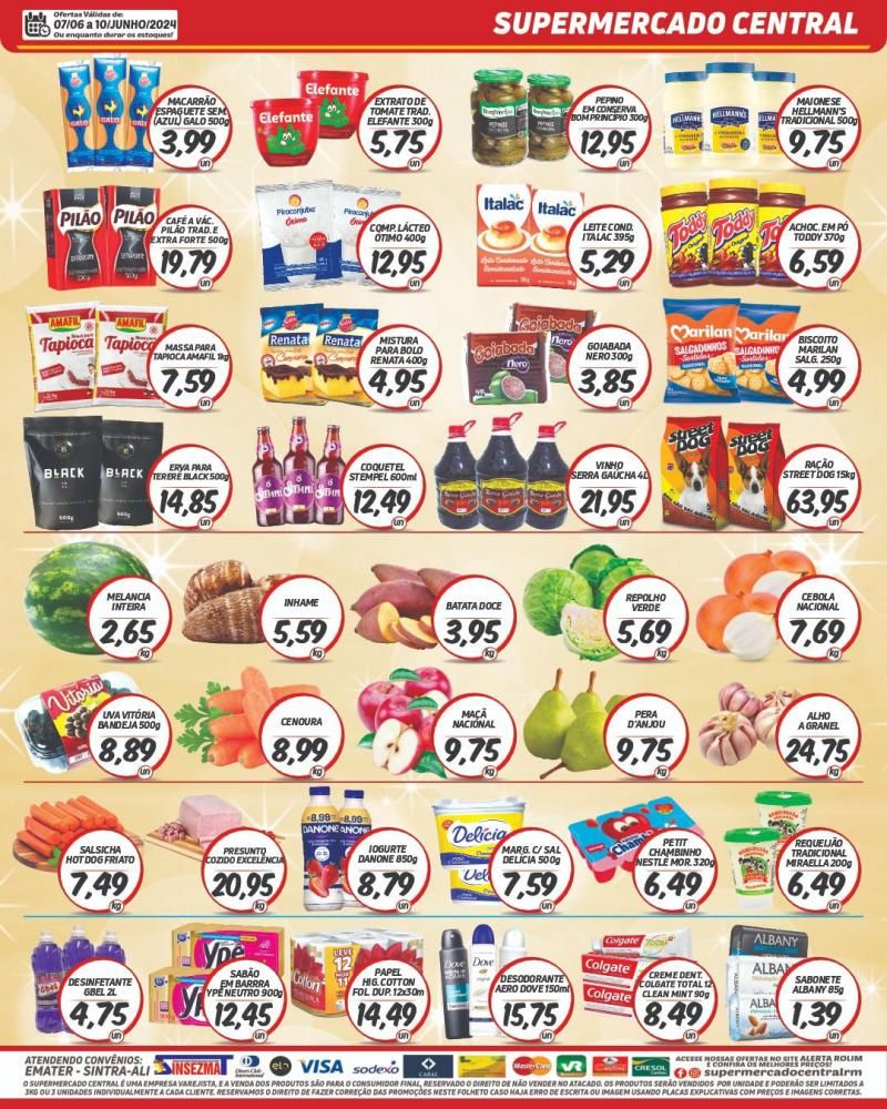 Ofertas Supermercado Central de Rolim de Moura Ofertas Supermercado Central de Rolim de Moura