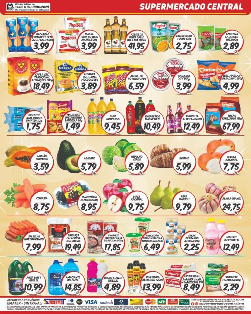 Promoção Supermercado Central, em Rolim de Moura Promoção Supermercado Central, em Rolim de Moura