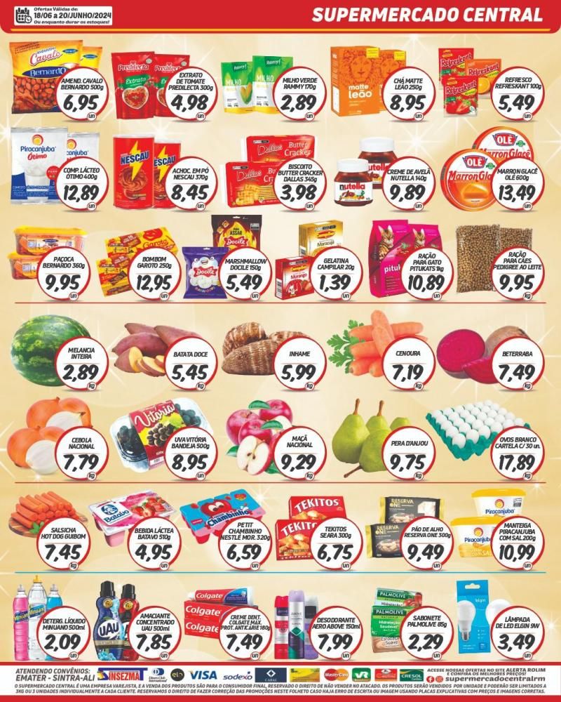 Promoção Supermercado Central, em Rolim de Moura Promoção Supermercado Central, em Rolim de Moura
