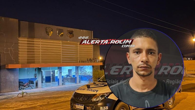 Suspeito foi preso em flagrante pela PM, após a prática de furto em academia, durante a madrugada, em Rolim de Moura Suspeito foi preso em flagrante pela PM, após a prática de furto em academia, durante a madrugada, em Rolim de Moura