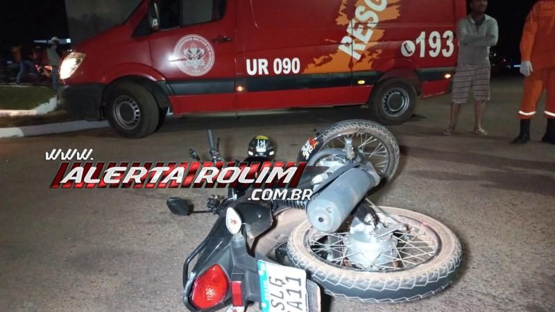 Segundo acidente de trânsito do dia também deixou uma pessoa ferida e envolveu moto e caminhonete, em Rolim de Moura Segundo acidente de trânsito do dia também deixou uma pessoa ferida e envolveu moto e caminhonete, em Rolim de Moura