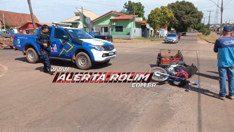 Acidente de trânsito registrado nessa manhã deixou uma pessoa ferida, em Rolim de Moura Acidente de trânsito registrado nessa manhã deixou uma pessoa ferida, em Rolim de Moura
