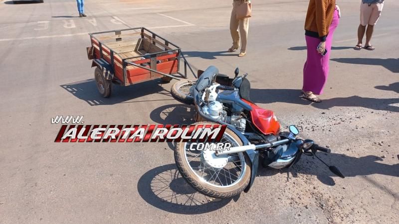 Acidente de trânsito registrado nessa manhã deixou uma pessoa ferida, em Rolim de Moura Acidente de trânsito registrado nessa manhã deixou uma pessoa ferida, em Rolim de Moura
