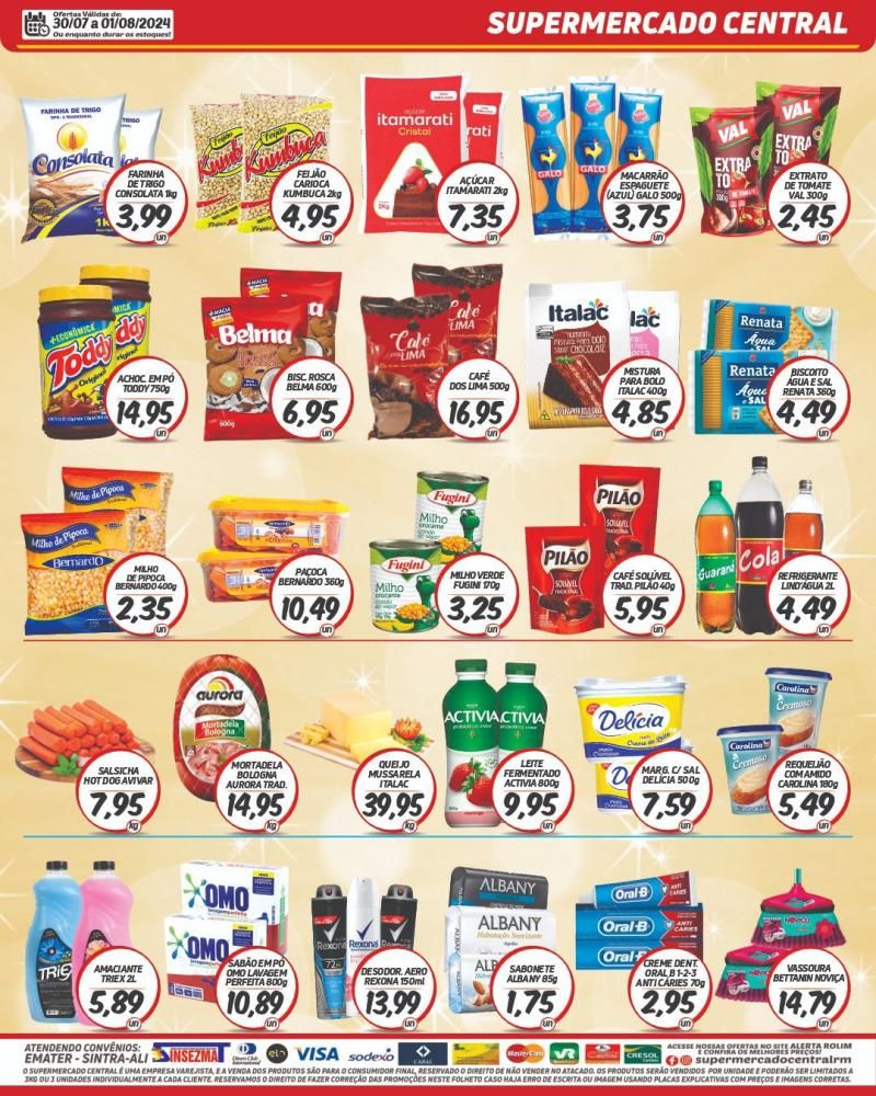Promoção do supermercado Central em Rolim de Moura Promoção do supermercado Central em Rolim de Moura