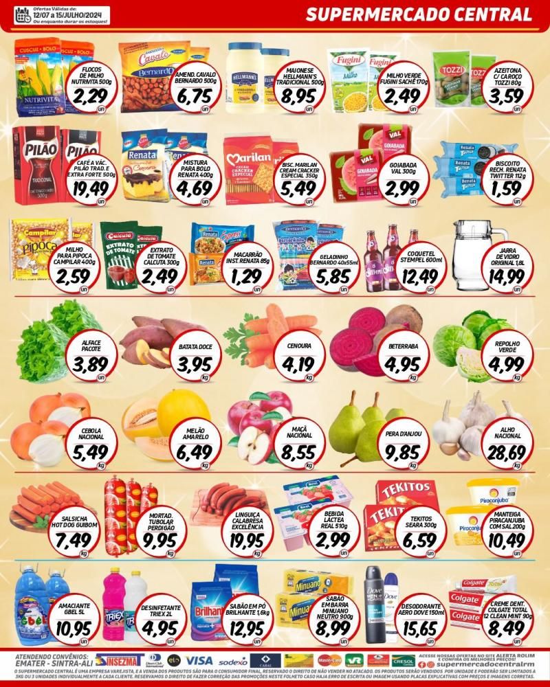 Promoção Supermercado Central, em Rolim de Moura Promoção Supermercado Central, em Rolim de Moura