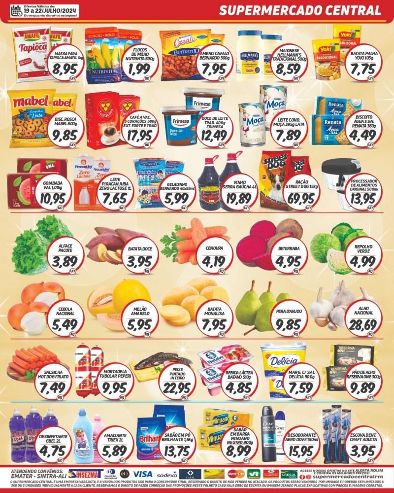 Promoção Supermercado Central, em Rolim de Moura Promoção Supermercado Central, em Rolim de Moura