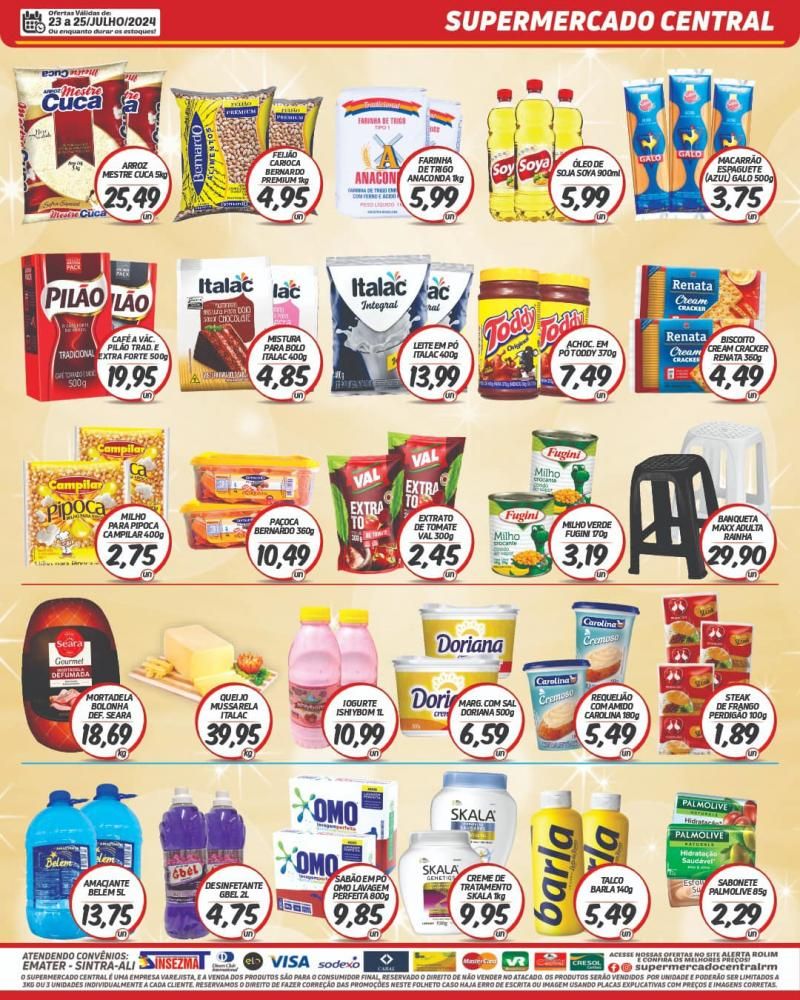 Promoção Supermercado Central, em Rolim de Moura Promoção Supermercado Central, em Rolim de Moura