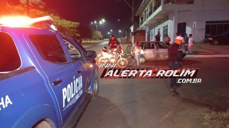 Acidente de trânsito deixou casal ferido nessa noite, em Rolim de Moura Acidente de trânsito deixou casal ferido nessa noite, em Rolim de Moura