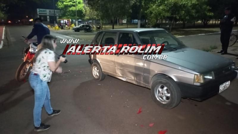 Acidente de trânsito deixou casal ferido nessa noite, em Rolim de Moura Acidente de trânsito deixou casal ferido nessa noite, em Rolim de Moura