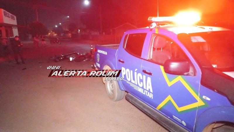 Colisão entre duas motos deixou três pessoas feridas no bairro Boa Esperança, em Rolim de Moura Colisão entre duas motos deixou três pessoas feridas no bairro Boa Esperança, em Rolim de Moura