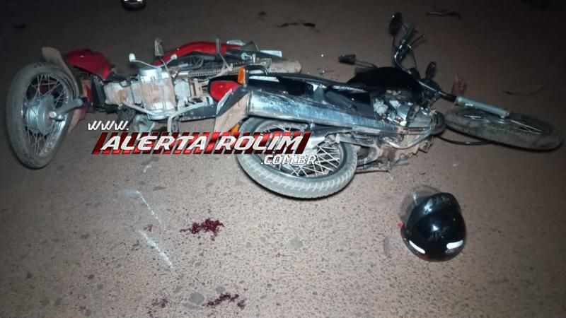 Colisão entre duas motos deixou três pessoas feridas no bairro Boa Esperança, em Rolim de Moura Colisão entre duas motos deixou três pessoas feridas no bairro Boa Esperança, em Rolim de Moura
