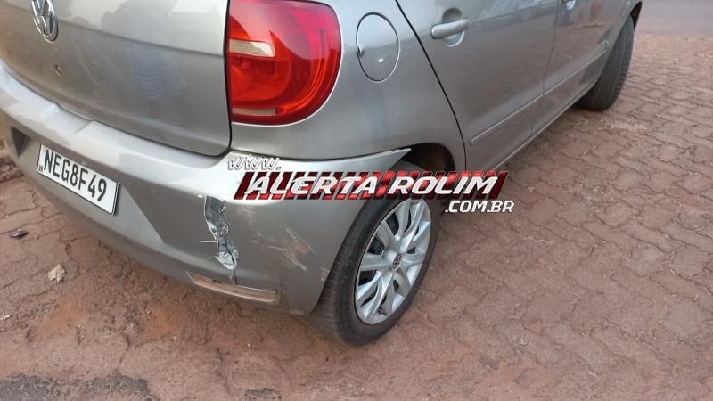 Colisão traseira foi registrada nessa tarde, em Rolim de Moura Colisão traseira foi registrada nessa tarde, em Rolim de Moura