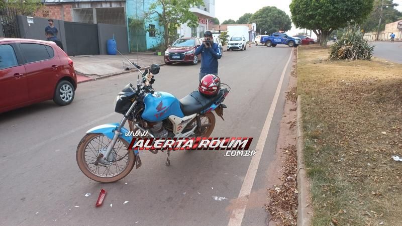 Colisão traseira foi registrada nessa tarde, em Rolim de Moura Colisão traseira foi registrada nessa tarde, em Rolim de Moura