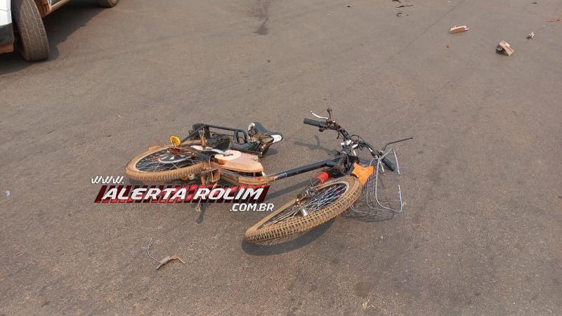 Motociclista se evadiu do local após atropelar idoso em bicicleta elétrica, em Rolim de Moura Motociclista se evadiu do local após atropelar idoso em bicicleta elétrica, em Rolim de Moura