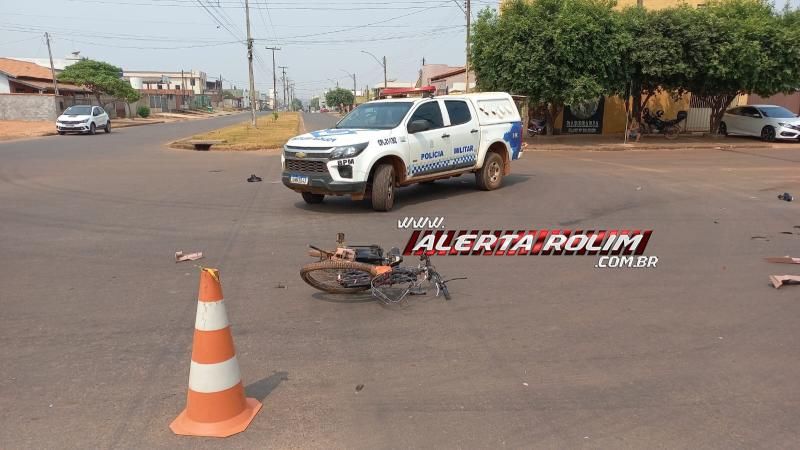 Motociclista se evadiu do local após atropelar idoso em bicicleta elétrica, em Rolim de Moura Motociclista se evadiu do local após atropelar idoso em bicicleta elétrica, em Rolim de Moura