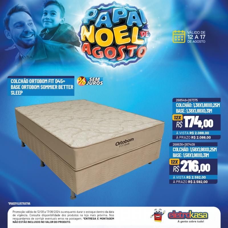 Ofertas imperdíveis do PAPAI NOEL DE AGOSTO nas lojas ELETROKASA, em Rolim de Moura Ofertas imperdíveis do PAPAI NOEL DE AGOSTO nas lojas ELETROKASA, em Rolim de Moura