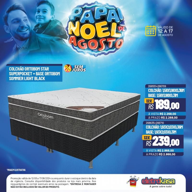 Ofertas imperdíveis do PAPAI NOEL DE AGOSTO nas lojas ELETROKASA, em Rolim de Moura Ofertas imperdíveis do PAPAI NOEL DE AGOSTO nas lojas ELETROKASA, em Rolim de Moura