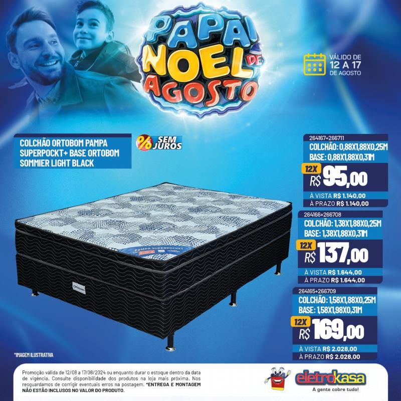 Ofertas imperdíveis do PAPAI NOEL DE AGOSTO nas lojas ELETROKASA, em Rolim de Moura Ofertas imperdíveis do PAPAI NOEL DE AGOSTO nas lojas ELETROKASA, em Rolim de Moura