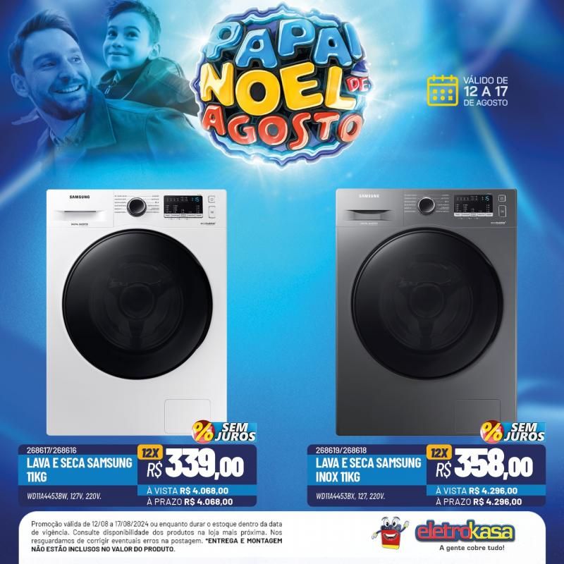 Ofertas imperdíveis do PAPAI NOEL DE AGOSTO nas lojas ELETROKASA, em Rolim de Moura Ofertas imperdíveis do PAPAI NOEL DE AGOSTO nas lojas ELETROKASA, em Rolim de Moura
