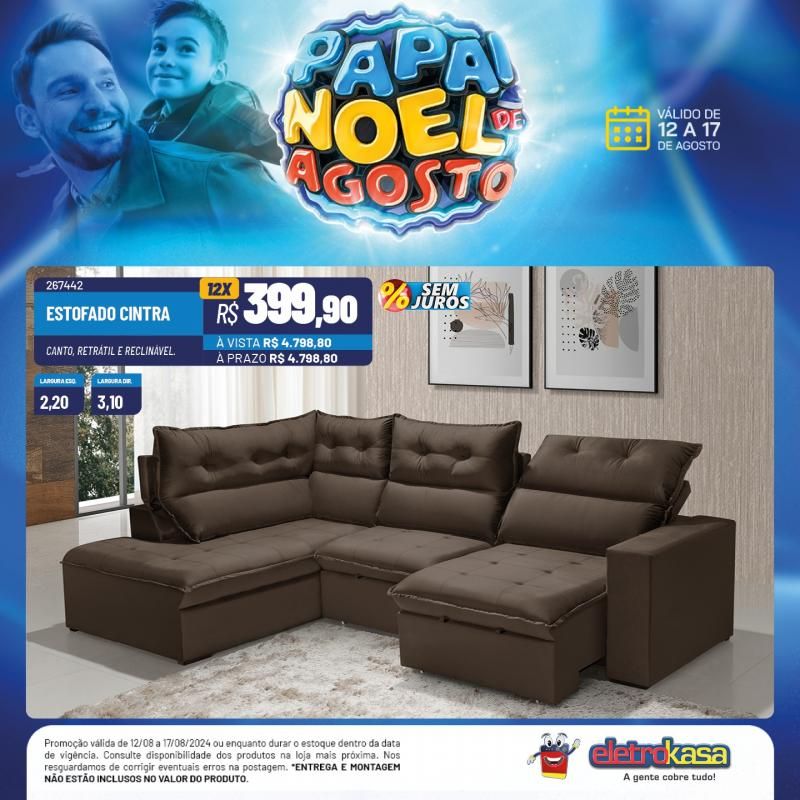 Ofertas imperdíveis do PAPAI NOEL DE AGOSTO nas lojas ELETROKASA, em Rolim de Moura Ofertas imperdíveis do PAPAI NOEL DE AGOSTO nas lojas ELETROKASA, em Rolim de Moura