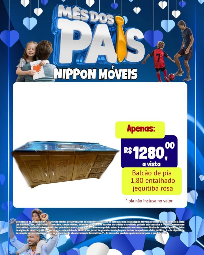 Ofertas incríveis no mês dos Pais na NIPPON MÓVEIS Ofertas incríveis no mês dos Pais na NIPPON MÓVEIS